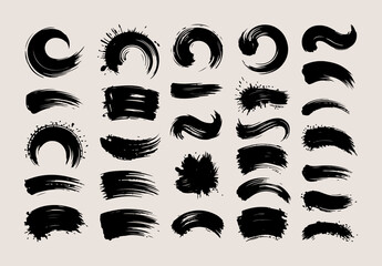 Brush Strokes Layout