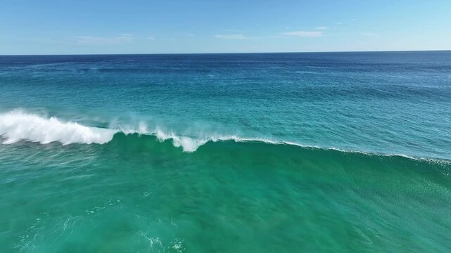 Aerial footage of Talia Beach South of Venus Bay South Australia