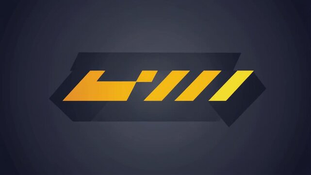 Dynamic Abstract Geometric Shape Logo Reveal Animation.