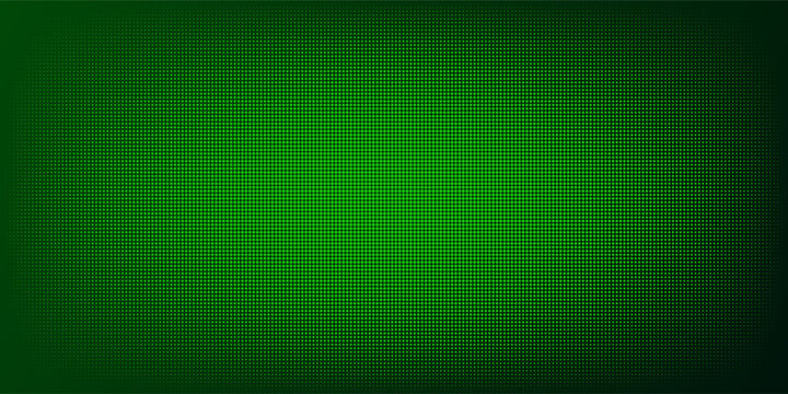 Vibrant Green LED Grid Background With Dotted Pattern For Tech, Design, And Abstract Art
