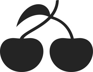 vector illustration of cherry fruit