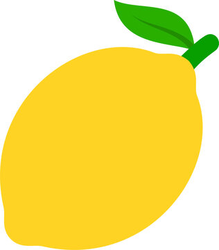 vector illustration of a lemon