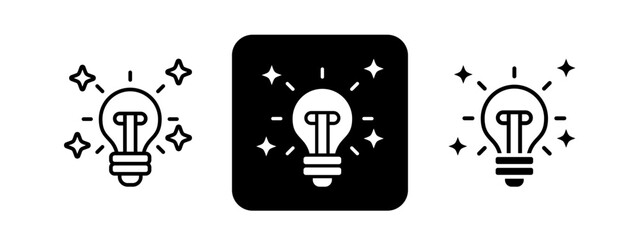 Creative  Solid color and black line drawing vector illustration set