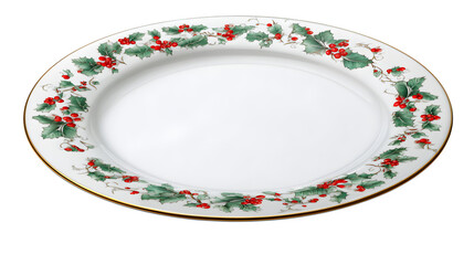 Christmas Holly Plate