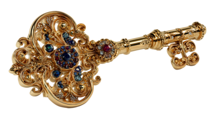 Secret Key to Treasure or Unlock Mystery