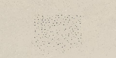 Vintage grunge paper texture with brown water stain and gray wall backdrop