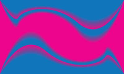 Abstract vibrant blue and pink wavy gradient background pattern.