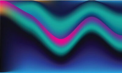 Vibrant flowing gradient abstract background with dynamic waves.