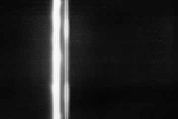 Obraz premium Old film texture with scratches, noise and glitch shapes. Realistic overlay film texture in black-white, dust and grain.