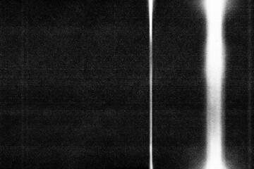 Old film texture with scratches, noise and glitch shapes. Realistic overlay film texture in...