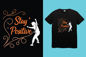 Urban style graphic design STAY POSITIVE abstract illustration for t shirt, hoodie, typography t shirt design, authentic urban style streetwear design.