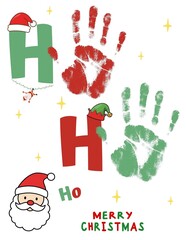 Christmas handprint 