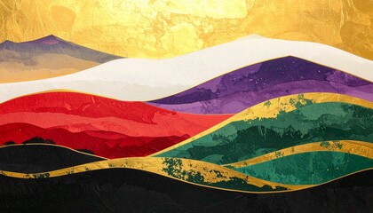 高級和紙（和、和風イメージの背景素材、年賀状、お祝い、慶事）