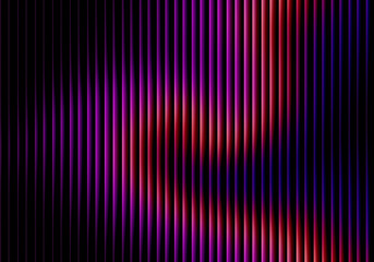 Abstract background featuring vertical lines with a gradient of purple red and black colors