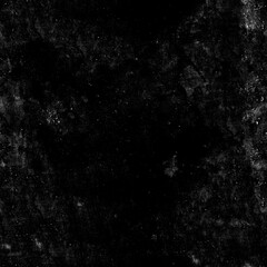 Dust and scratches design. Aged photo editor layer. Black grunge abstract background. Copy space.