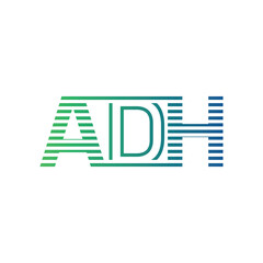 Modern ADH Logo Design. Letter ADH Minimalist, Professional, and Versatile Branding Icon for Business Identity