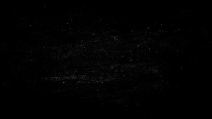 Dust and scratches design. Aged photo editor layer. Black grunge abstract background. Copy space.