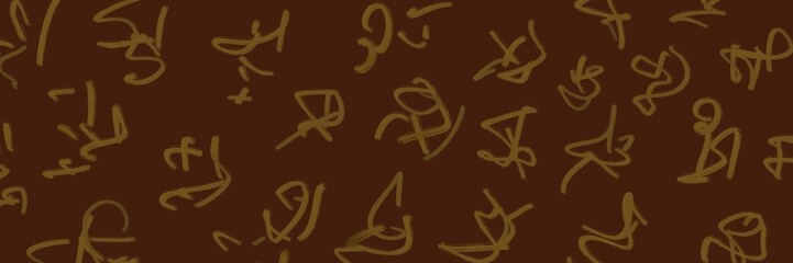 Delicate seamless floral pattern with small blooming flowers in soft brown tones, creating a vintage botanical feel, great for textile fabrics, gift wraps, or romantic invitations