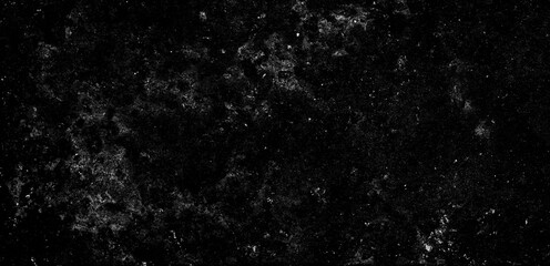 Dust and scratches design. Aged photo editor layer. Black grunge abstract background. Copy space.