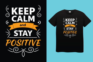 Urban style graphic design STAY POSITIVE abstract illustration for t shirt, hoodie, typography t shirt design, authentic urban style streetwear design.