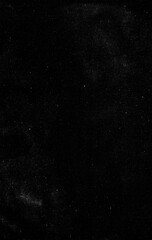 Dust and scratches design. Aged photo editor layer. Black grunge abstract background. Copy space.
