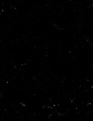 Dust and scratches design. Aged photo editor layer. Black grunge abstract background. Copy space.