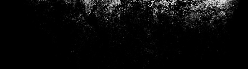 Dust and scratches design. Aged photo editor layer. Black grunge abstract background. Copy space.