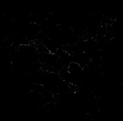 Dust and scratches design. Aged photo editor layer. Black grunge abstract background. Copy space.
