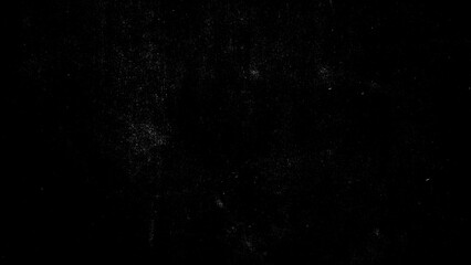 Dust and scratches design. Aged photo editor layer. Black grunge abstract background. Copy space.