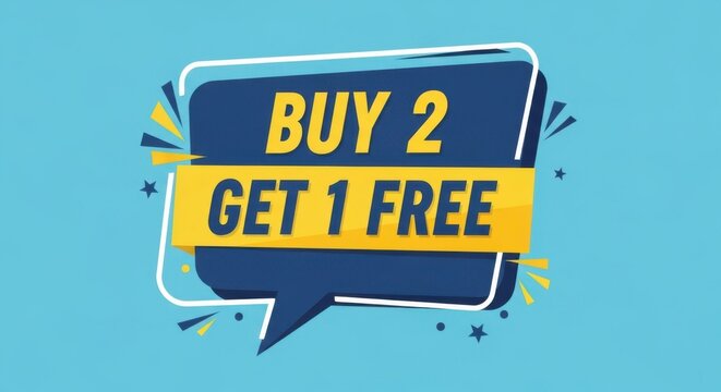 Amazing Offer Buy Two Items Get One Free Today