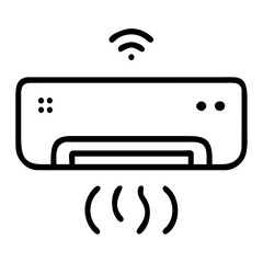 A smart air conditioner background