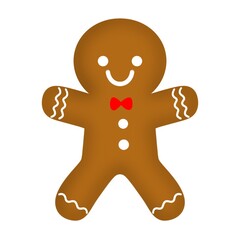 クリスマス素材｜ジンジャーブレッドマン