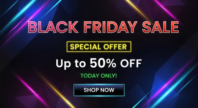 Black Friday Sale Special Offer Up To 50 Percent Off