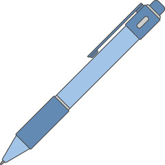vector illustration of a pens for studying and working
