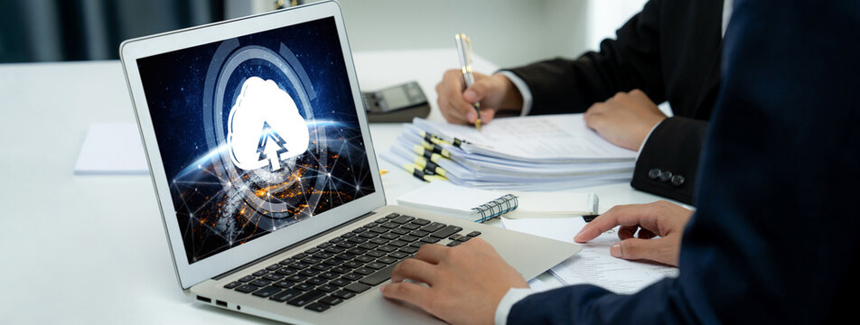 Cloud computing software for brisk remote work and personal data storage - Powered by Adobe