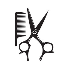 scissors vector illustration on white background