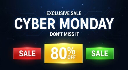 Get 80 Percent Off During Our Exclusive Cyber Monday Sale
