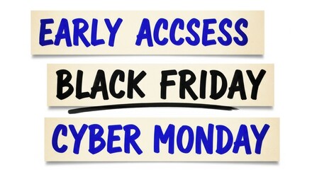 Exclusive Early Access for Black Friday Cyber Monday Offers
