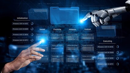 AI enhances task workflow management with real-time progress tracking, status visualization, and...