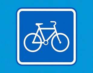 bicycle road sign, Bicycle route sign