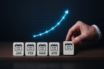 Time and value for retirement life insurance goals and healthcare grow steadily with planning and commitment for secure future