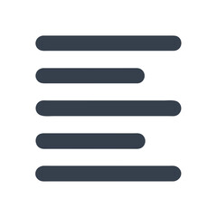 Obraz premium Alignment Lines Graphic Representing Text or Data Grouping
