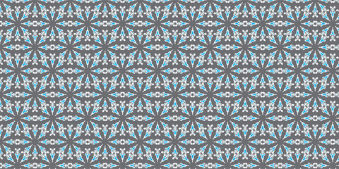 an elegant decorative pattern with repeating floral motifs arranged symmetrically and neatly volume 1