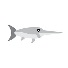 Swordfish Vector Flat Icon Design