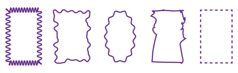 Chalk or charcoal frames for greeting cards