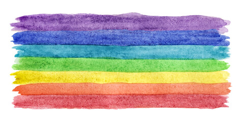 watercolor strokes,vibrant multicolored horizontal stripes,rainbow colored abstract painting,textured and layered brushstrokes,vivid acrylic paint,blended pastel tones,saturated hues,fluid brush marks