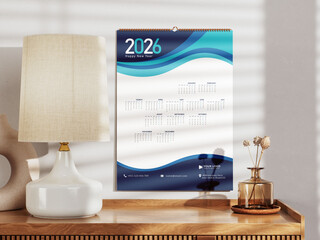 all quarterly calendar template for 2026 in a classic minimalist style