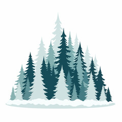 christmas trees background