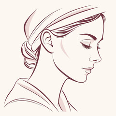 vector face illustration