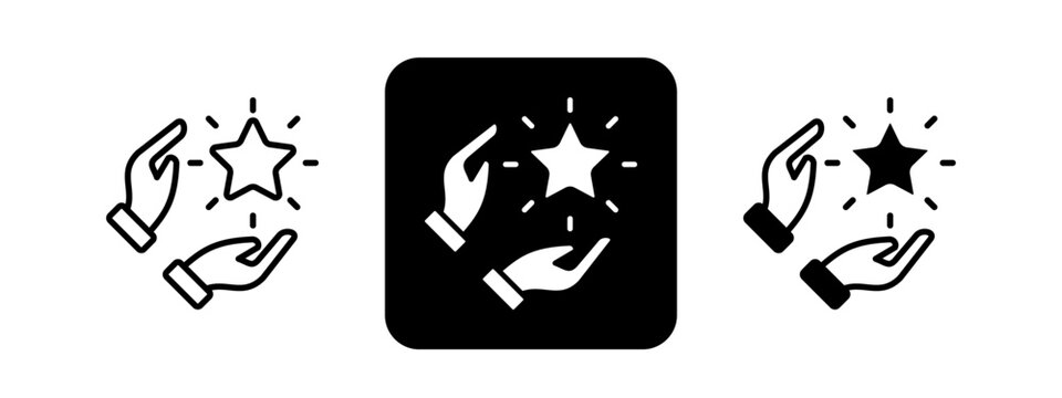 Exceptional  Solid color and black line drawing vector illustration set